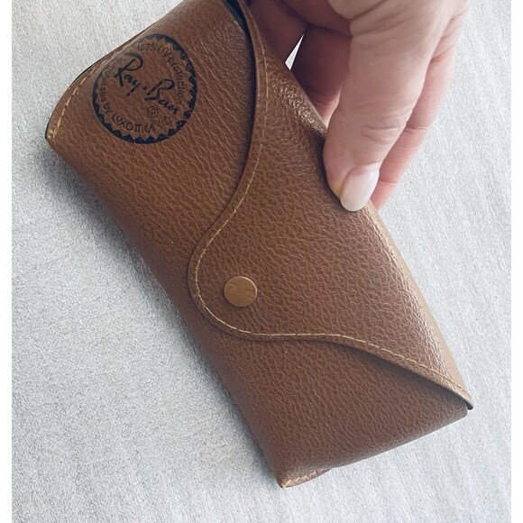 Ray-Ban Faux Leather Soft Shell Glasses & Sunglasses Case Snap Closure  Case - Picture 1 of 6